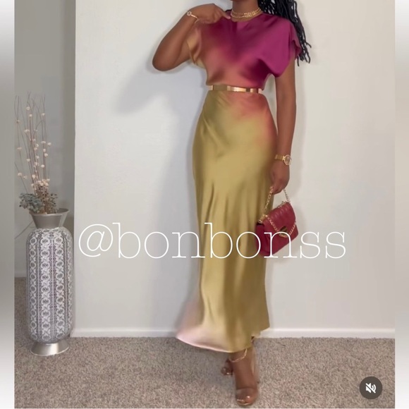 Zara tie dye printed dress - Picture 3 of 10